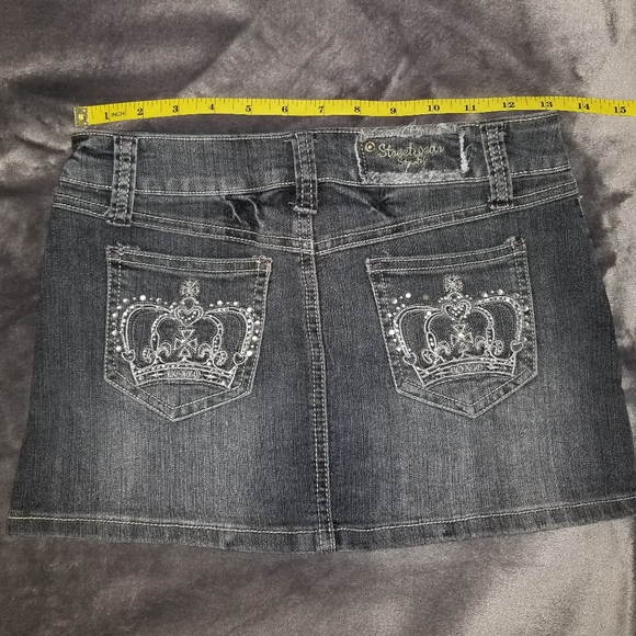 Denim Mini Skirt - Picture 3 of 4